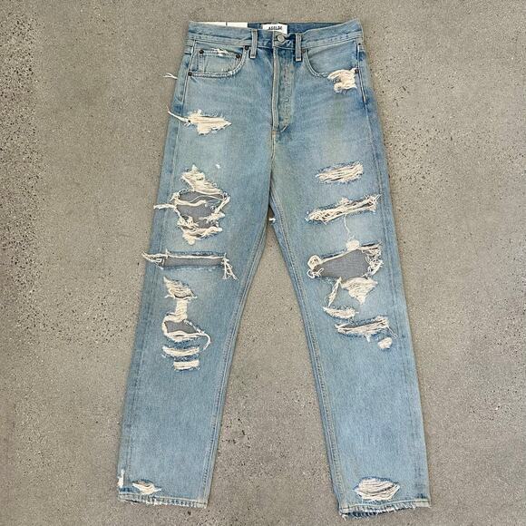 AGOLDE 90's Mid Rise Loose Fit Jeans in Unhinged NWT - Picture 1 of 12